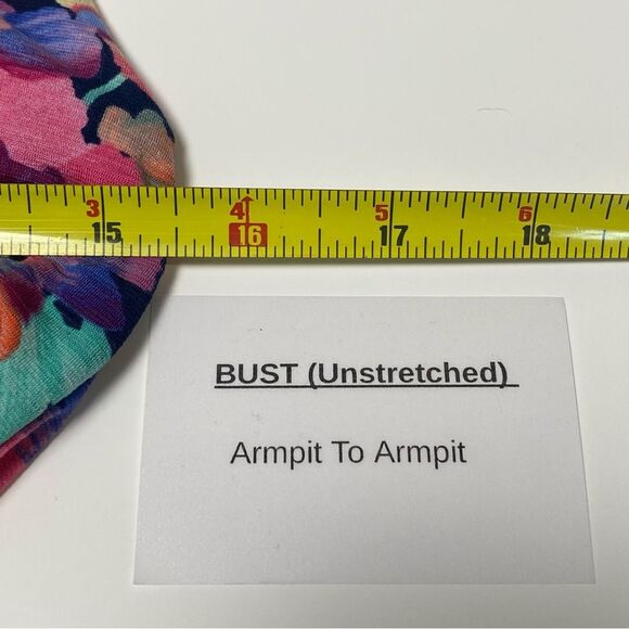 1.4.3 Story by Line Up Floral Muticolor Wrap Front Maxi Dress Women's Size Small - Picture 13 of 14